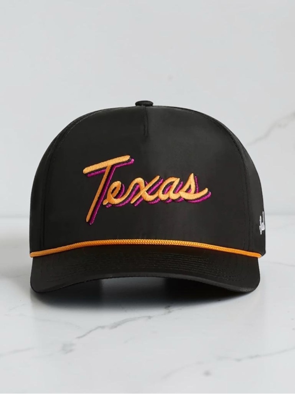 Brand new with tags (NWT) Bad Birdie State Rope Golf Hat in the Texas Script